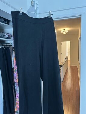 GAP MATERNITY Black Wide-Leg Women's Pants
